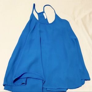 Blue tank top